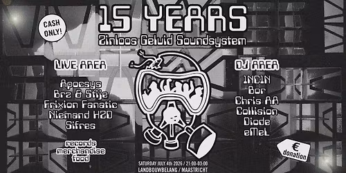 15 Years of Zinloos Geluid! — uitgaan in Maastricht