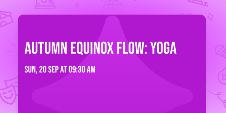 Autumn Equinox Flow: Yoga — sport in Maastricht