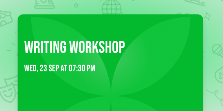Writing Workshop — lezing in Maastricht